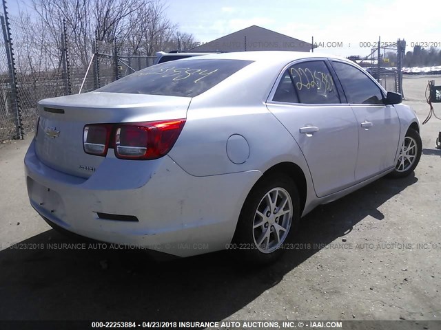 1G11A5SA1DF308228 - 2013 CHEVROLET MALIBU LS 银色 照片 4