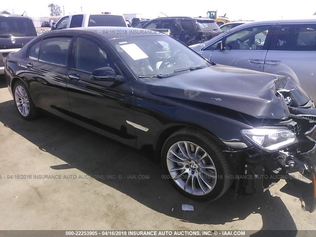 WBAYE8C50ED135339 - 2014 BMW 750 LI BLACK photo 1