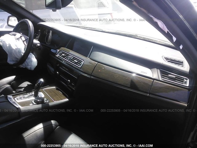 WBAYE8C50ED135339 - 2014 BMW 750 LI BLACK photo 5