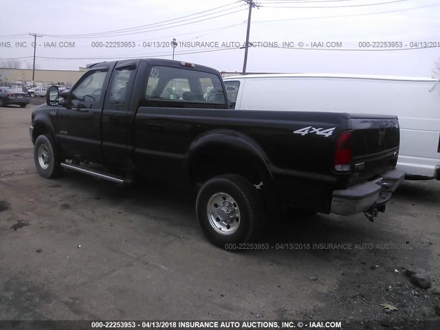 1FTNX21P04EC76499 - 2004 FORD F250 SUPER DUTY BLACK photo 3