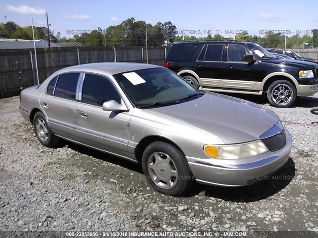 1LNHM97V2YY780069 - 2000 LINCOLN CONTINENTAL  TAN photo 1