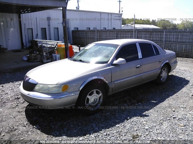 1LNHM97V2YY780069 - 2000 LINCOLN CONTINENTAL  Қоңыр фото 2
