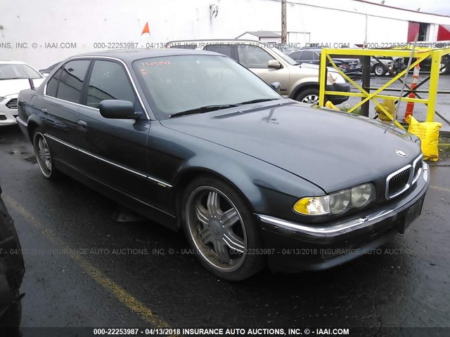 WBAGG83451DN82899 - 2001 BMW 740 I AUTOMATIC BLUE photo 1