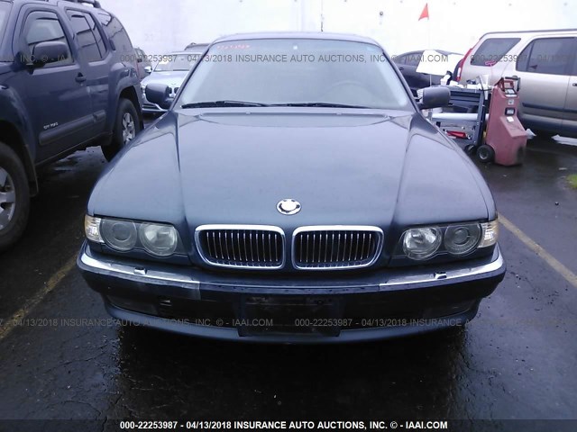 WBAGG83451DN82899 - 2001 BMW 740 I AUTOMATIC BLUE photo 6