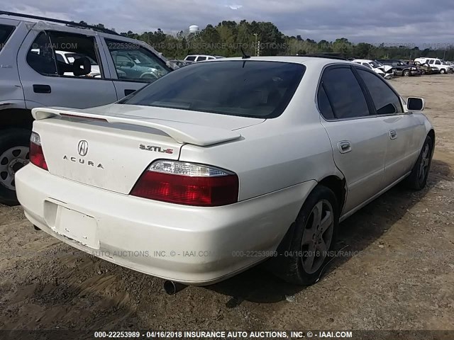 19UUA56943A001444 - 2003 ACURA 3.2TL TYPE-S WHITE photo 4