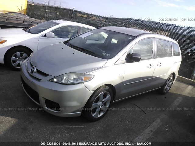 JM1CR293X60111773 - 2006 MAZDA 5 SILVER photo 2