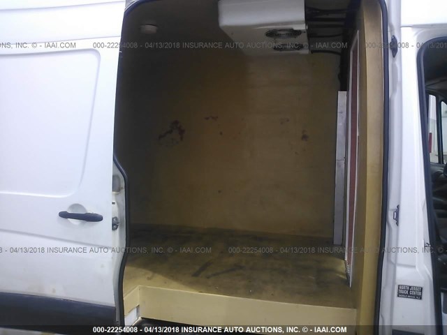 WDYPE8CC2B5509229 - 2011 FREIGHTLINER Sprinter 2500 WHITE photo 8