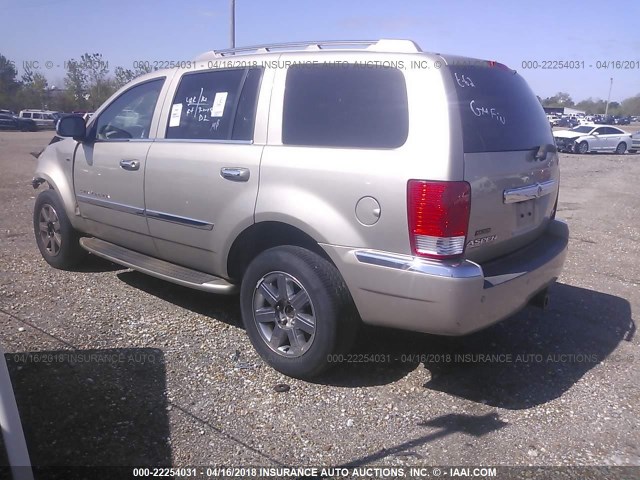 1A8HW58268F151124 - 2008 CHRYSLER ASPEN LIMITED GOLD photo 3