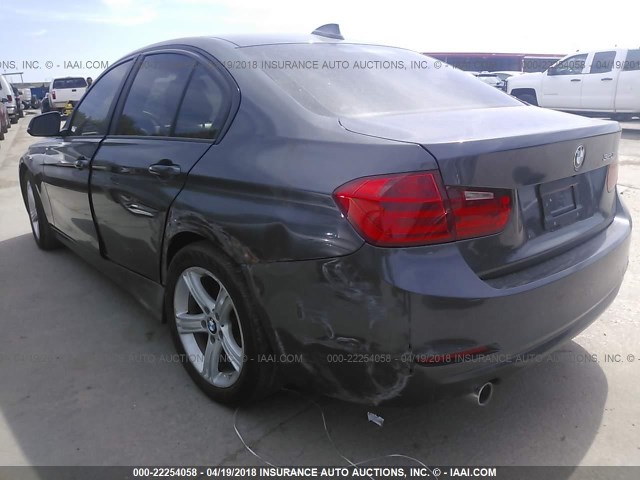 WBA3B1G58FNT04877 - 2015 BMW 320 I GRAY photo 3