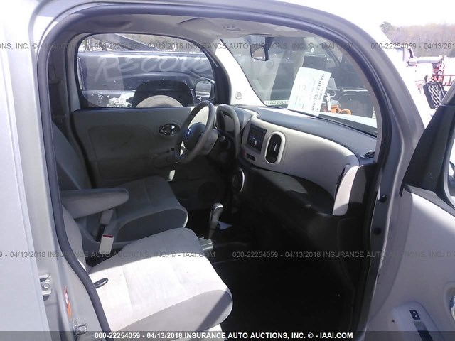 JN8AZ28R19T120379 - 2009 NISSAN CUBE S/SL SILVER photo 5