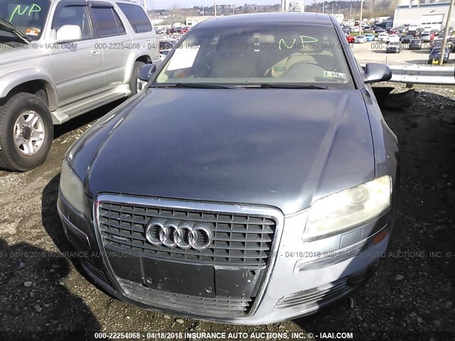 WAULV44EX7N013389 - 2007 AUDI A8 4.2 QUATTRO BLUE photo 6