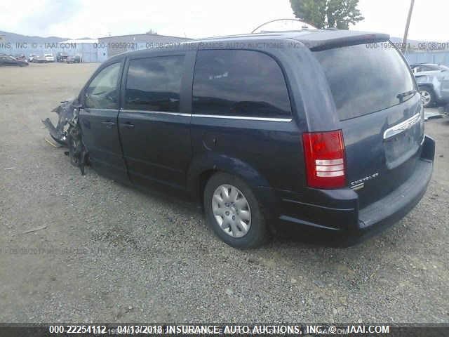 2A8HR44EX9R512074 - 2009 CHRYSLER TOWN & COUNTRY LX Navy photo 3