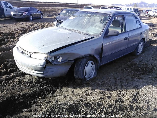 1NXBR12E0WZ082676 - 1998 TOYOTA COROLLA VE/CE/LE SILVER photo 2