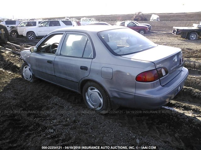 1NXBR12E0WZ082676 - 1998 TOYOTA COROLLA VE/CE/LE SILVER photo 3