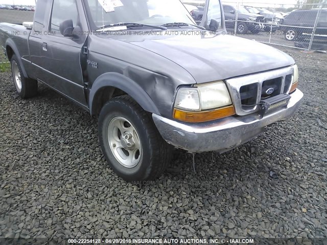 1FTZR15X9XPA03120 - 1999 FORD RANGER SUPER CAB GRAY photo 6