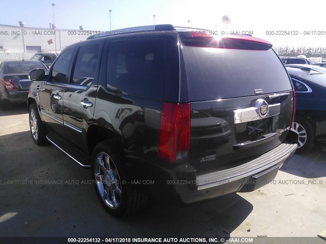 1GYS3BEF0DR100541 - 2013 CADILLAC ESCALADE LUXURY BLACK photo 3