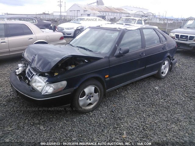 YS3DF55NXV2024232 - 1997 SAAB 900 SE TURBO BLACK photo 2