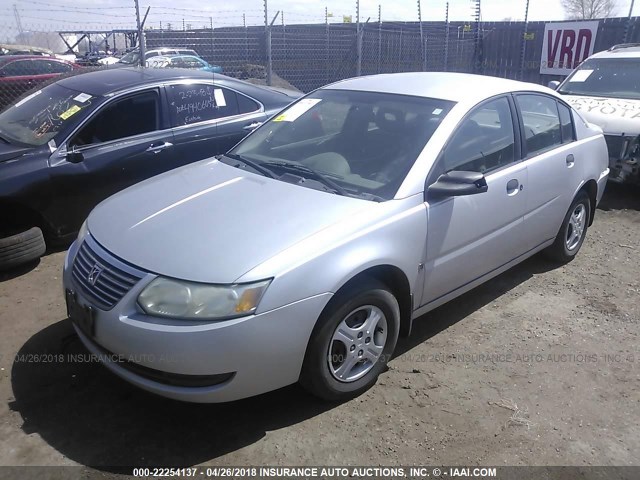 1G8AF52FX5Z101075 - 2005 SATURN ION LEVEL 1 SILVER photo 2