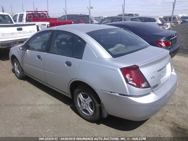 1G8AF52FX5Z101075 - 2005 SATURN ION LEVEL 1 SILVER photo 3