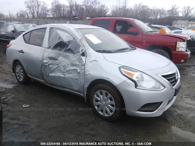 3N1CN7AP8FL894797 - 2015 NISSAN VERSA S/S PLUS/SV/SL SILVER photo 1