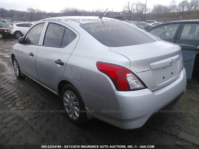3N1CN7AP8FL894797 - 2015 NISSAN VERSA S/S PLUS/SV/SL SILVER photo 3