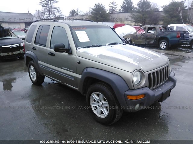 1J4GL48KX3W573518 - 2003 JEEP LIBERTY SPORT/FREEDOM ოქროსფერი ფოტო 1