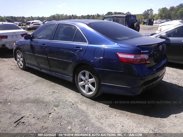 4T1BE46K87U112604 - 2007 TOYOTA CAMRY NEW GENERAT CE/LE/XLE/SE BLUE photo 3