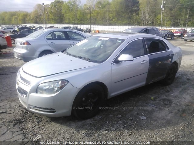 1G1ZC5E12BF264648 - 2011 CHEVROLET MALIBU 1LT SILVER photo 2