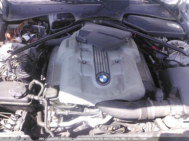 WBANB33544B107827 - 2004 BMW 545 I SILVER photo 10