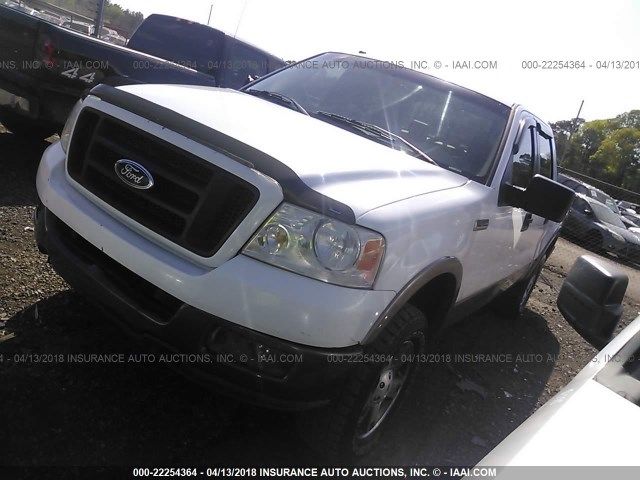 1FTPW14V56FA65778 - 2006 FORD F150 SUPERCREW WHITE photo 2