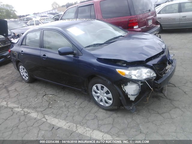 2T1BU4EE7BC739268 - 2011 TOYOTA COROLLA S/LE BLUE photo 1