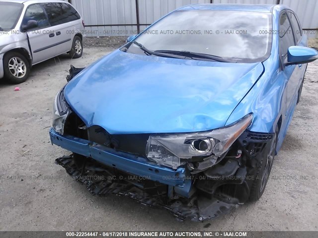 JTNKARJEXGJ513924 - 2016 TOYOTA SCION IM BLUE photo 6