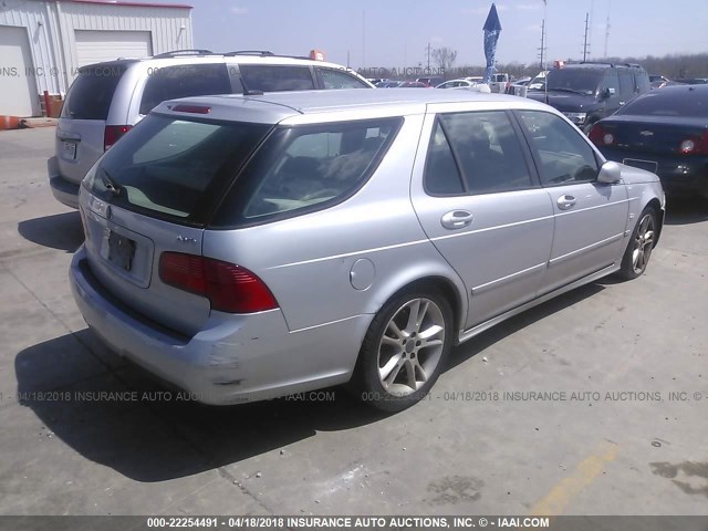 YS3EH59G373501560 - 2007 SAAB 9-5 AERO SILVER photo 4