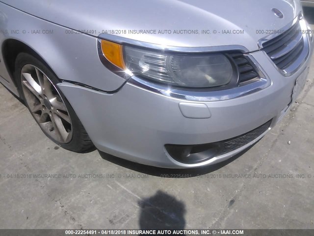 YS3EH59G373501560 - 2007 SAAB 9-5 AERO SILVER photo 6