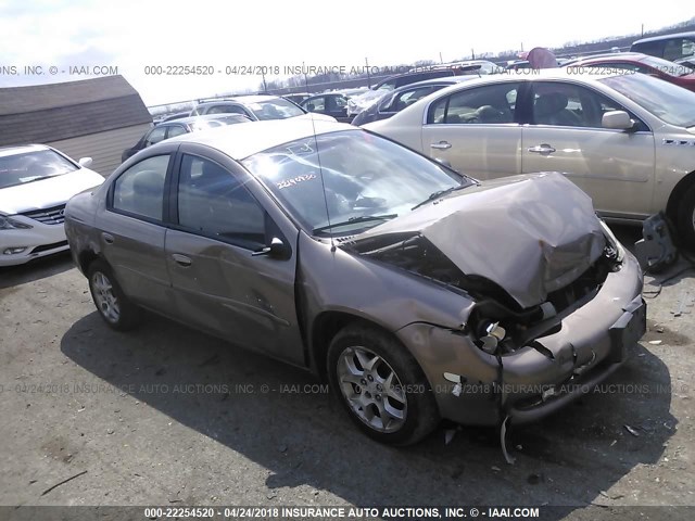 1B3ES46C1YD560947 - 2000 DODGE NEON ES GOLD photo 1