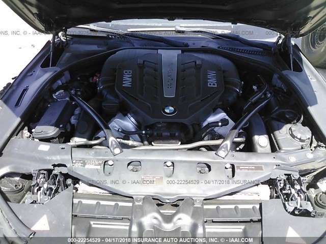 WBALX3C58CDV77368 - 2012 BMW 650 I Dark Blue photo 10