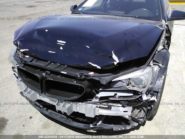 WBALX3C58CDV77368 - 2012 BMW 650 I Dark Blue photo 6