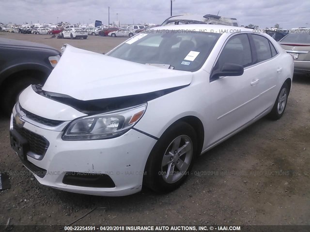 1G11B5SL1EF228671 - 2014 CHEVROLET MALIBU LS თეთრი ფოტო 2