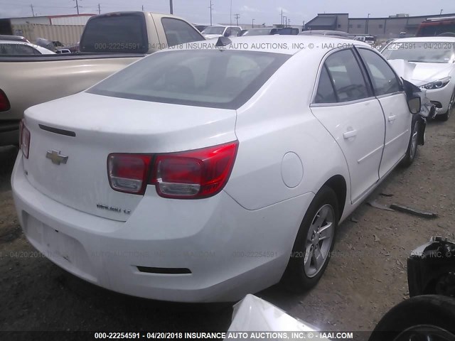 1G11B5SL1EF228671 - 2014 CHEVROLET MALIBU LS თეთრი ფოტო 4