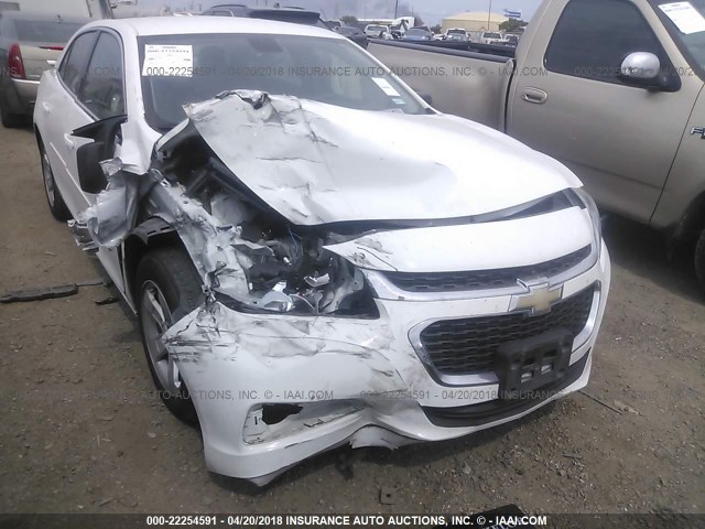 1G11B5SL1EF228671 - 2014 CHEVROLET MALIBU LS თეთრი ფოტო 6