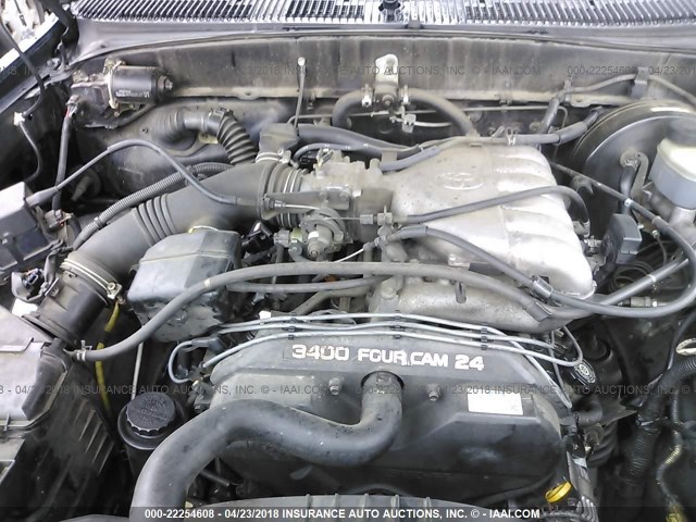 5TEHN72N11Z756962 - 2001 TOYOTA TACOMA DOUBLE CAB 黑色 照片 10