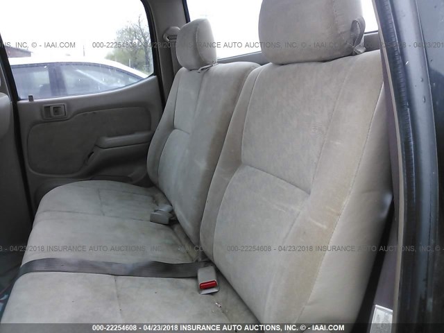 5TEHN72N11Z756962 - 2001 TOYOTA TACOMA DOUBLE CAB 黑色 照片 8
