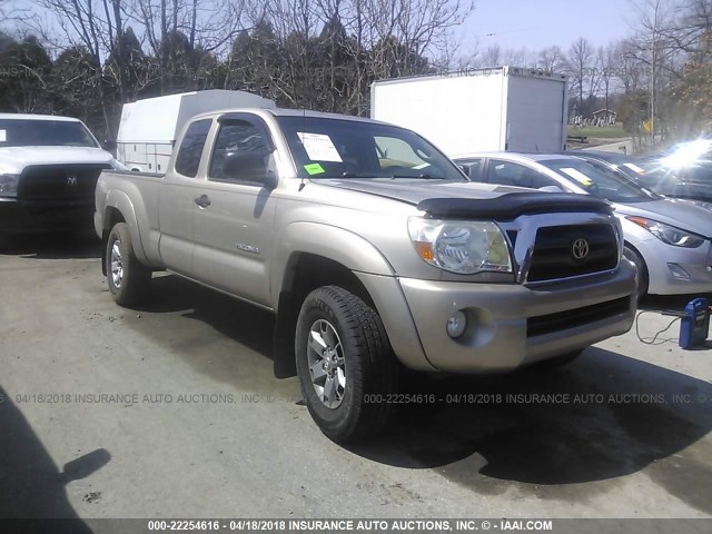 5TEUU42N85Z095372 - 2005 TOYOTA TACOMA ACCESS CAB Złoty zdjęcie 1