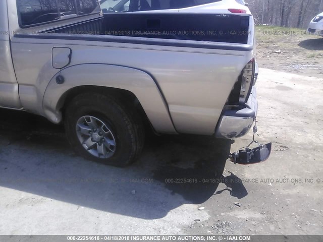 5TEUU42N85Z095372 - 2005 TOYOTA TACOMA ACCESS CAB Złoty zdjęcie 6