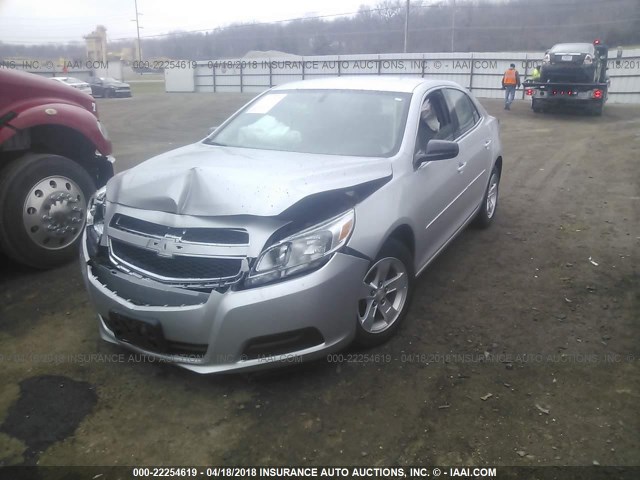 1G11B5SA8DF233167 - 2013 CHEVROLET MALIBU LS Gümüş foto 2