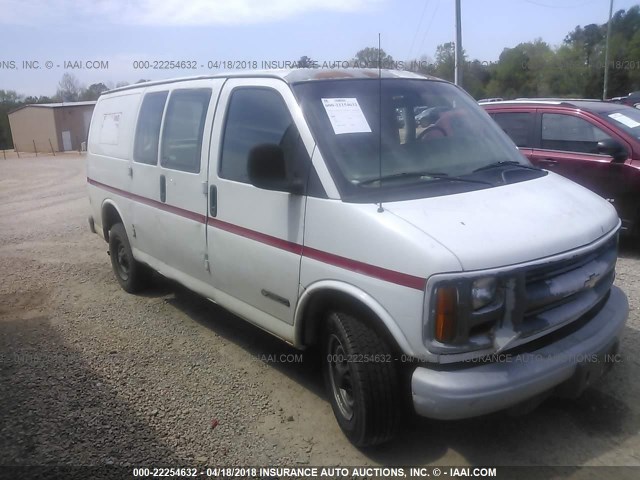 1GCGG25R4Y1184684 - 2000 CHEVROLET EXPRESS G2500  WHITE photo 1