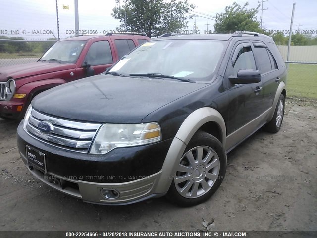 1FMDK08W89GA03622 - 2009 FORD TAURUS X EDDIE BAUER BLACK photo 2