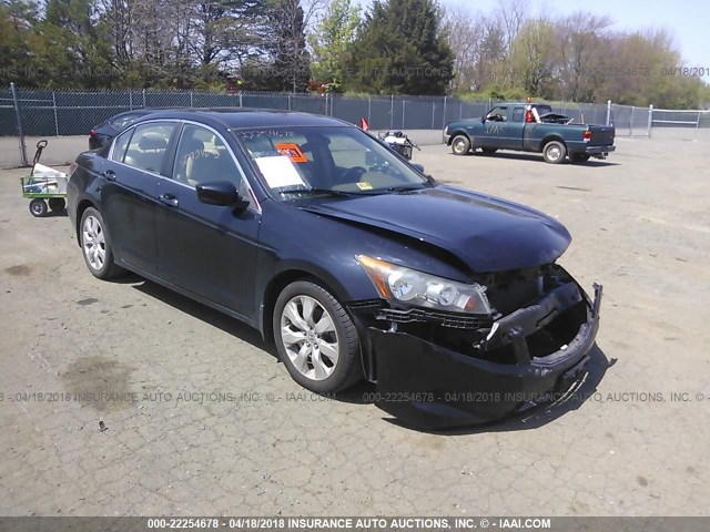 1HGCP26748A027945 - 2008 HONDA ACCORD EX BLACK photo 1