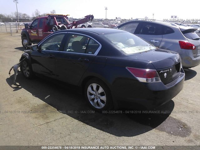 1HGCP26748A027945 - 2008 HONDA ACCORD EX BLACK photo 3