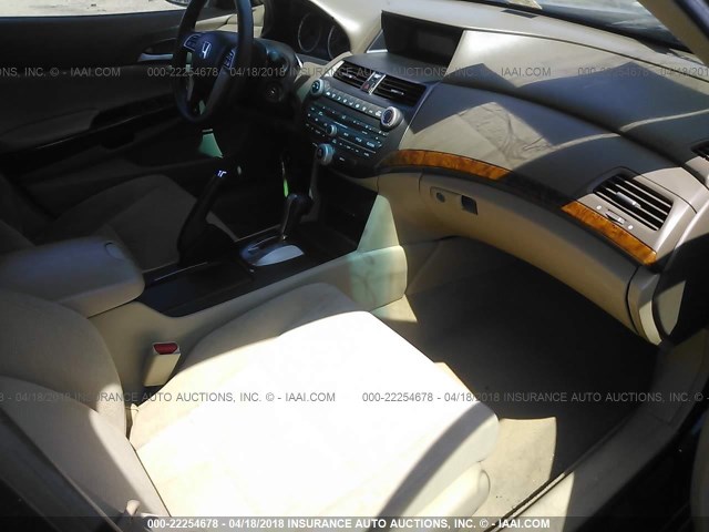 1HGCP26748A027945 - 2008 HONDA ACCORD EX BLACK photo 5